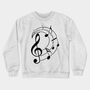 Music notes design Crewneck Sweatshirt